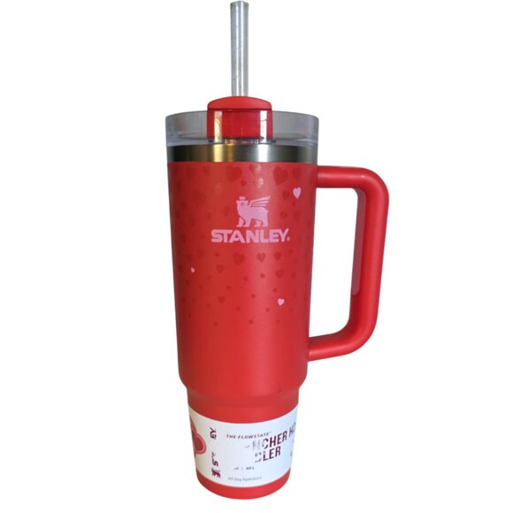 NWT Stanley Quencher H2.0 Tumbler 30 OZ Red Heart Edition (#2) - Picture 1 of 8